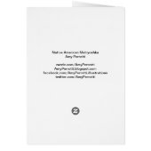 Native American Matryoshka Kaart (Achterkant)