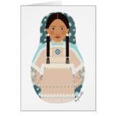 Native American Matryoshka Kaart (Voorkant)