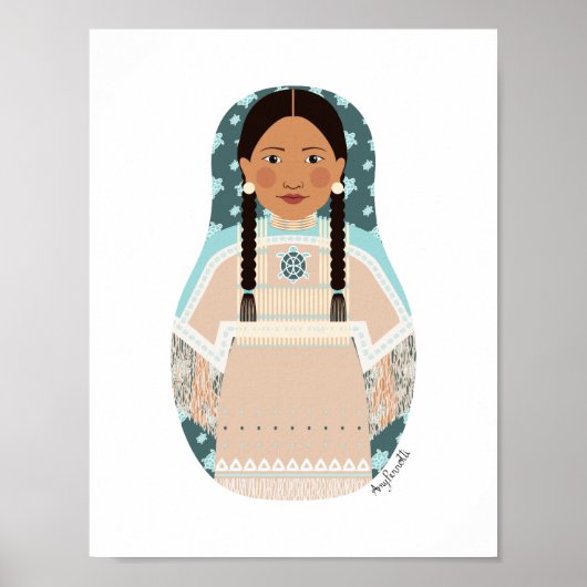 Native American Matryoshka Poster (Voorkant)
