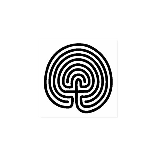 Native American Maze Rubber Stamp Rubberstempel (Afrduk)