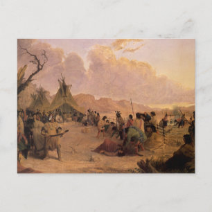 Native American, Medicine Dance van Eastman Briefkaart