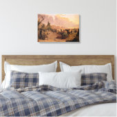  Native American, Medicine Dance van Eastman Canvas Afdruk (Insitu (Slaapkamer))