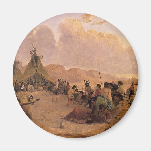  Native American, Medicine Dance van Eastman Magneet (Voorkant)