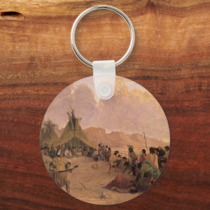 Native American, Medicine Dance van Eastman Sleutelhanger