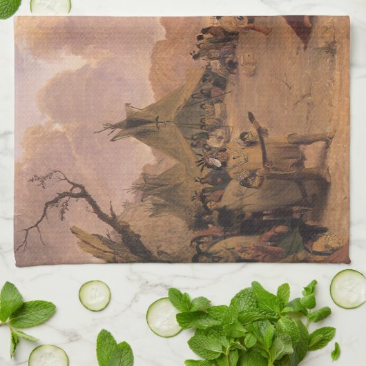  Native American, Medicine Dance van Eastman Theedoek (Gevouwen)