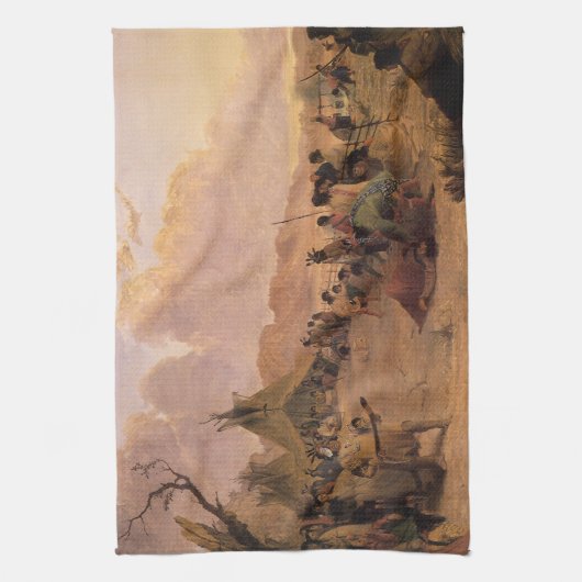  Native American, Medicine Dance van Eastman Theedoek (Verticaal)