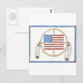 Native American Medicine Wheel Briefkaart (Voorkant / Achterkant)