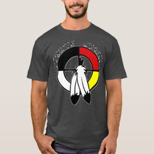 Native American Medicine Wheel mitakuye oyasin T-shirt