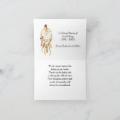 Native American Memorial Foto Dank u wel Bedankkaart (Binnen)