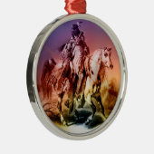 Native American Metalen Ornament (Rechts)