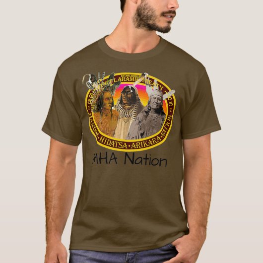 Native American MHA Nation by Drops of Hope T-shirt (Voorkant)