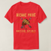 Native American Micmac pride spirit T-shirt (Design voorkant)