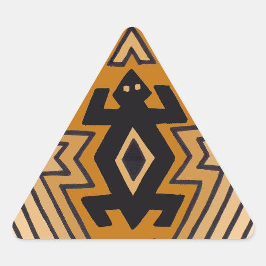 Native American Mimbres Beer Sticker (Voorkant)