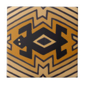 Native American Mimbres Beer Tegeltje (Voorkant)