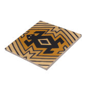 Native American Mimbres Beer Tegeltje (Zijkant)