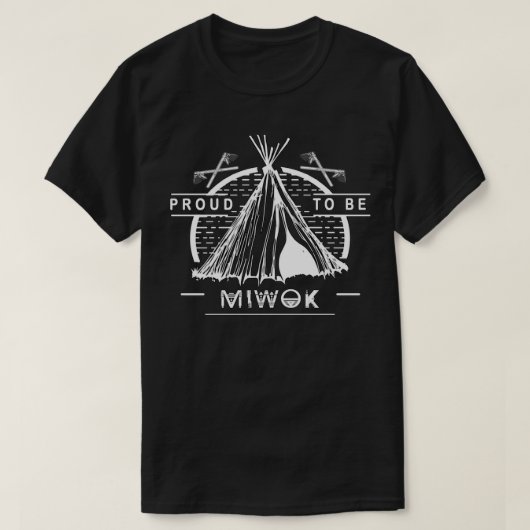 Native American Miwok Tribe T-shirt (Design voorkant)