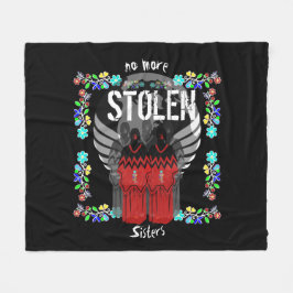 Native American MMIW Geen gestolen zussen meer Fleece Deken