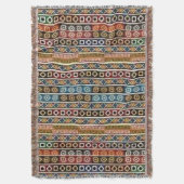 Native American Multi Colored deken (Voorkant Verticaal)