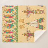 Native american native pat sherpa deken (Voorkant (horizontaal))