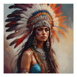 Native American nr. 2 Perfect Poster