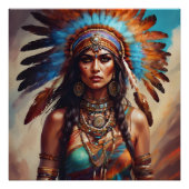 Native American nr. 4 Perfect Poster (Voorkant)