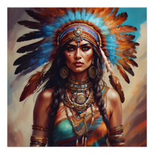 Native American nr. 4 Perfect Poster
