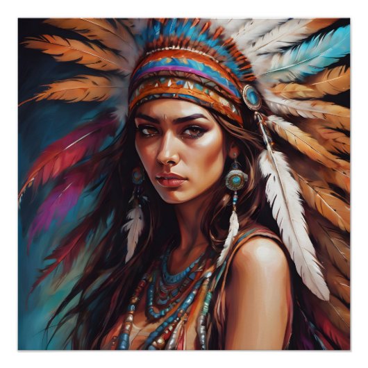 Native American nr. 5 Perfect Poster (Voorkant)