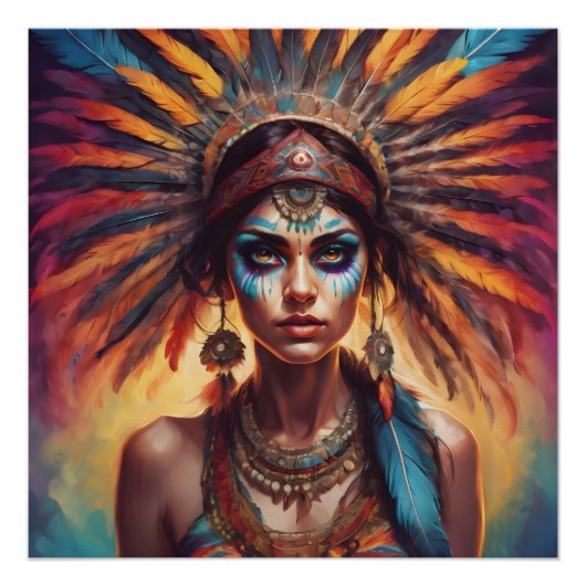 Native American nr. 7 Perfect Poster (Voorkant)