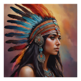 Native American nr. 8 Perfect Poster