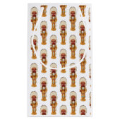 Native American Nutcracker Christmas Gift Bag Klein Cadeauzakje (Achterkant)