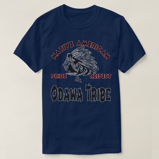 Native American Odawa Tribe  T-shirt (Design voorkant)