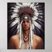 Native American Ojibwa Poster (Voorkant)