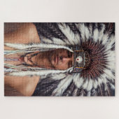 Native American Ojibwa Puzzle Legpuzzel (Horizontaal)