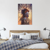Native American Ojibwe Canvas Print (Insitu (Slaapkamer))
