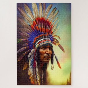 Native American Ojibwe Puzzle Legpuzzel