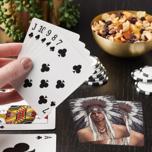 Native American Ojibwe-speelkaarten Pokerkaarten (Insitu)