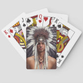 Native American Ojibwe-speelkaarten Pokerkaarten (Achterkant)
