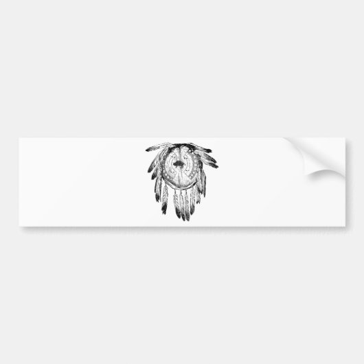 Native American Ornament Bumpersticker (Voorkant)