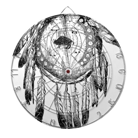 Native American Ornament Dartbord (Voorkant)