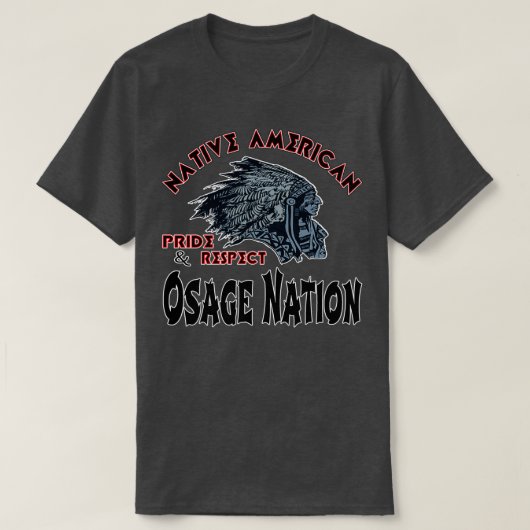 Native American osage T-shirt (Design voorkant)