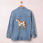 Native American Paint Paard Denim Jas Denim Jacket (Hangar)