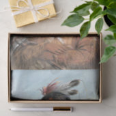 Native American  Painting Bull Beer Tissuepapier (Geschenk)