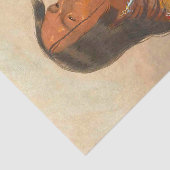 Native American  Painting Decoupage Tissuepapier (Detail)