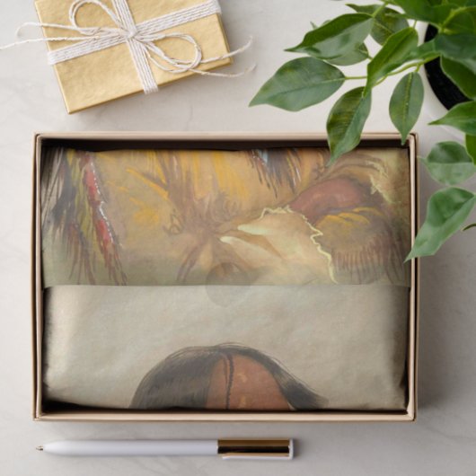 Native American Painting Decoupage Tissuepapier (Geschenk)