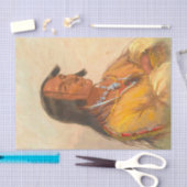 Native American  Painting Decoupage Tissuepapier (Craft)