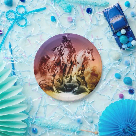 Native American Papieren Bordje (Feest)