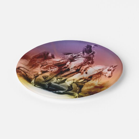 Native American Papieren Bordje (Gekanteld)