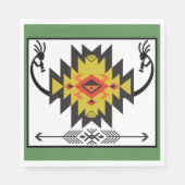 Native American Party Kokopelli Servet (Voorkant)