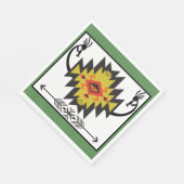 Native American Party Kokopelli Servet (Hoek)