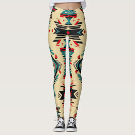 Native American patroon Leggings